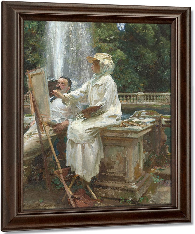 The Fountain, Villa Torlonia, Frascati, Italy By John Singer Sargent Fine Art Print