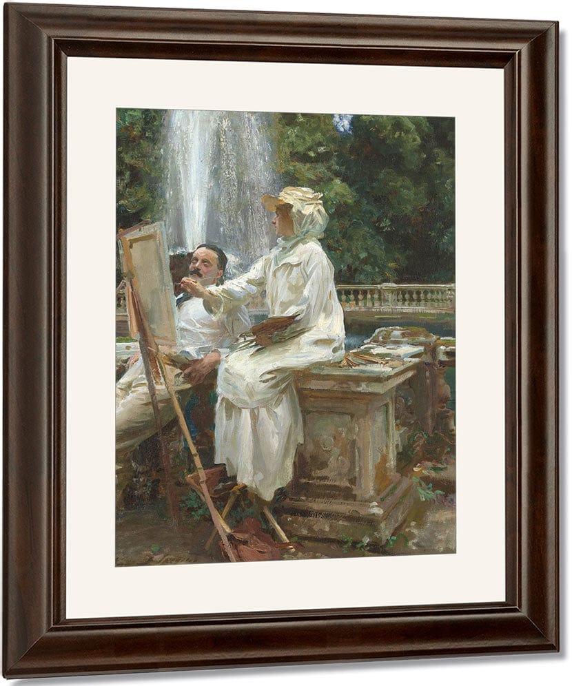 The Fountain, Villa Torlonia, Frascati, Italy By John Singer Sargent Fine Art Print