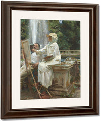 The Fountain, Villa Torlonia, Frascati, Italy By John Singer Sargent Fine Art Print