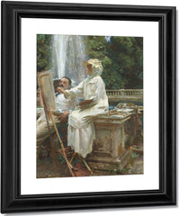 The Fountain, Villa Torlonia, Frascati, Italy By John Singer Sargent Fine Art Print