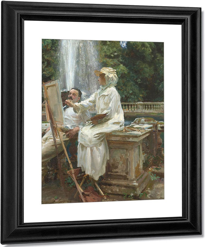 The Fountain, Villa Torlonia, Frascati, Italy By John Singer Sargent Fine Art Print