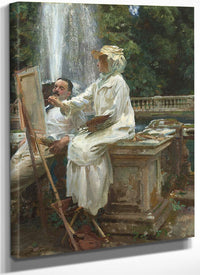 The Fountain, Villa Torlonia, Frascati, Italy By John Singer Sargent Fine Art Print
