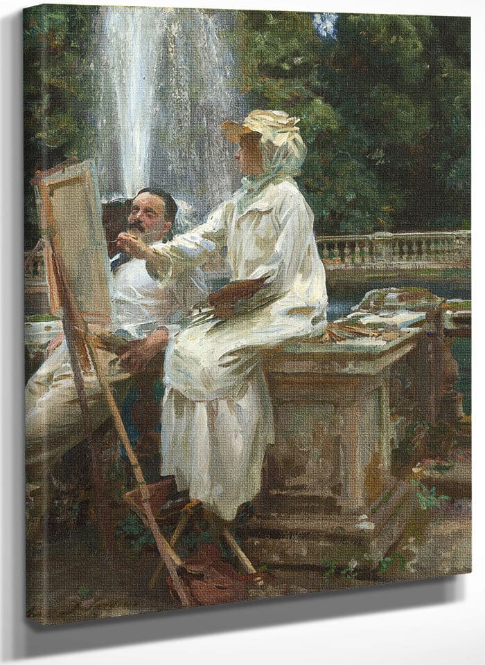 The Fountain, Villa Torlonia, Frascati, Italy By John Singer Sargent Fine Art Print