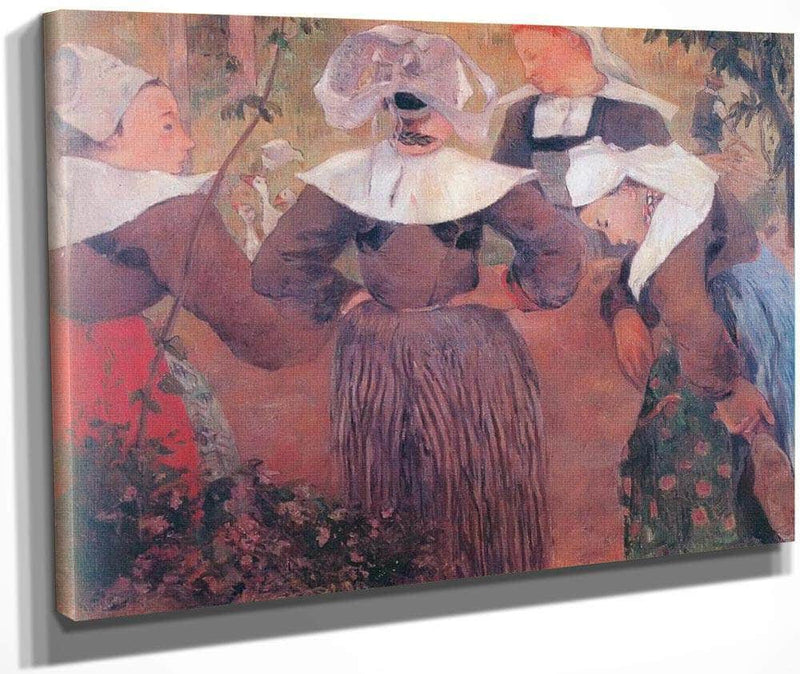 The Four Breton Girls By Paul Gauguin Fine Art Print