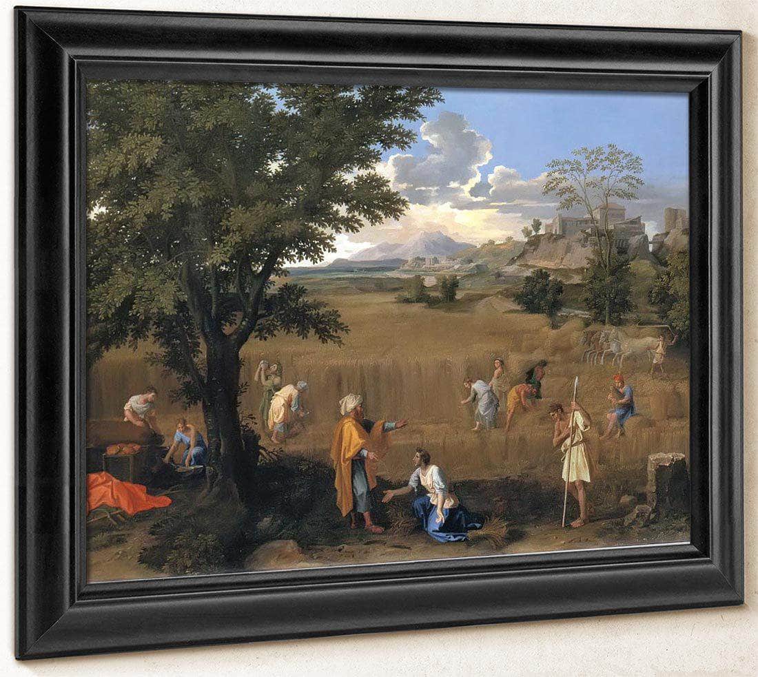 The Four Seasons Summer (Ruth And Boaz) By Nicholas Poussin Fine Art Print