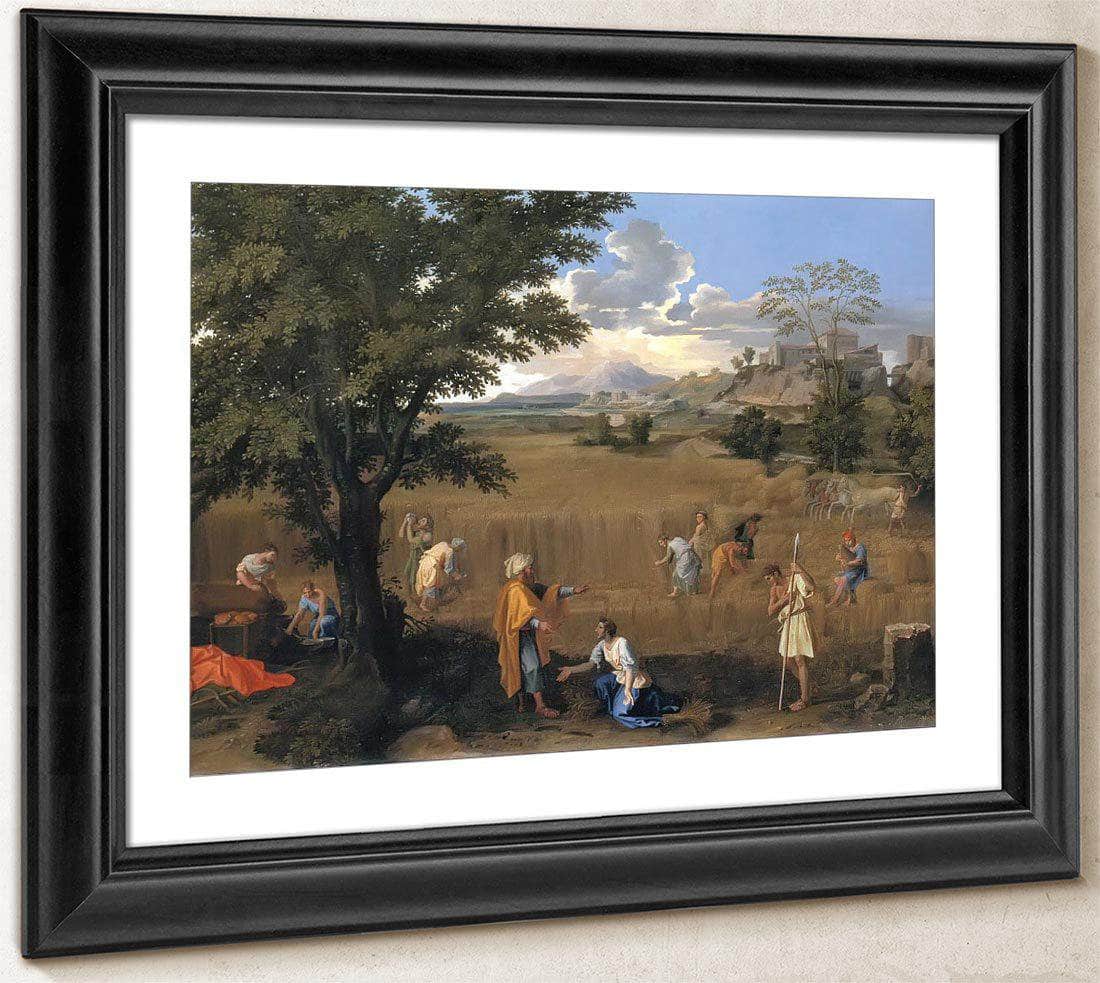 The Four Seasons Summer (Ruth And Boaz) By Nicholas Poussin Fine Art Print