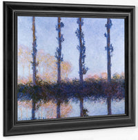 The Four Trees By Claude Monet Fine Art Print