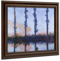 The Four Trees By Claude Monet Fine Art Print