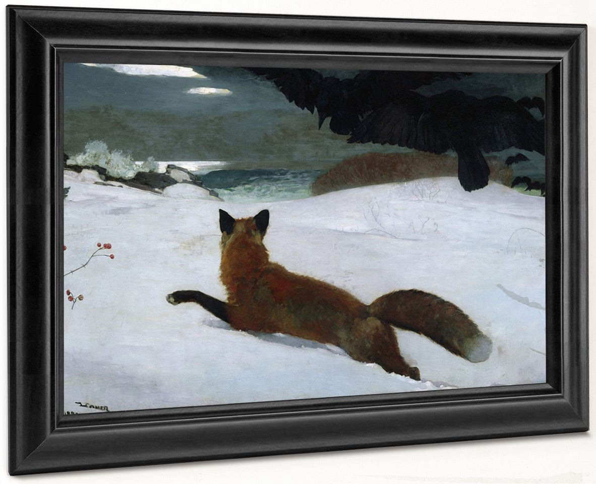The Fox Hunt By Winslow Homer Fine Art Print
