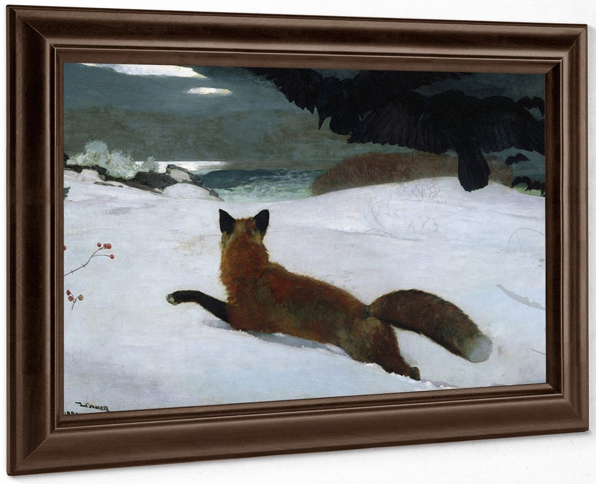 The Fox Hunt By Winslow Homer Fine Art Print