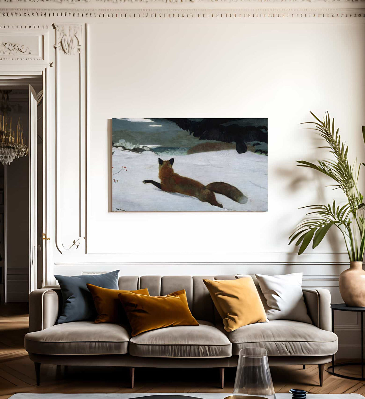 The Fox Hunt By Winslow Homer Fine Art Print