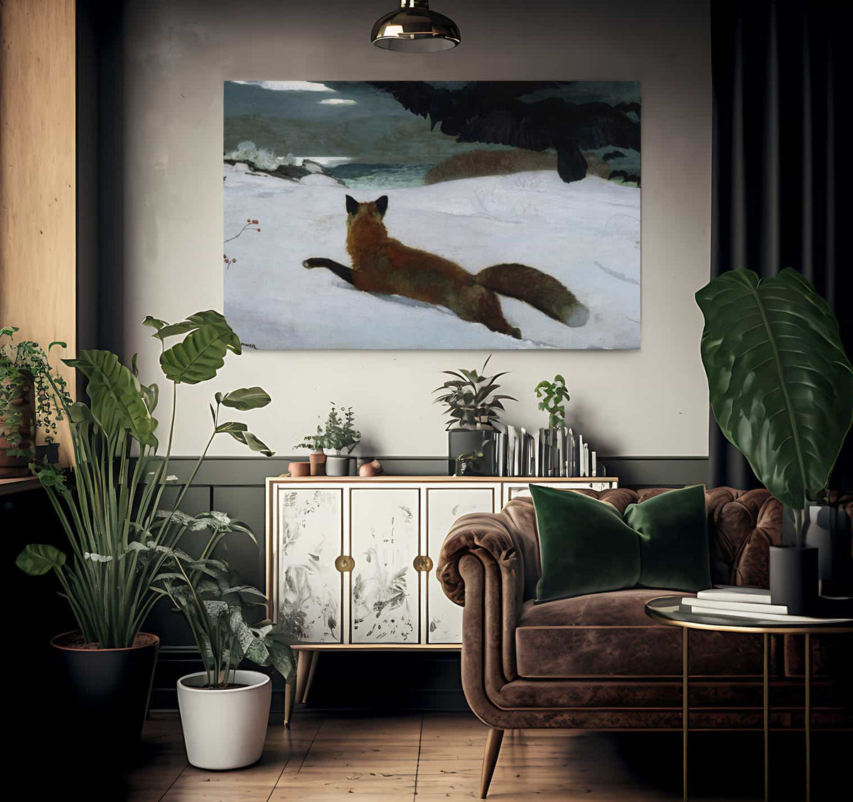 The Fox Hunt By Winslow Homer Fine Art Print