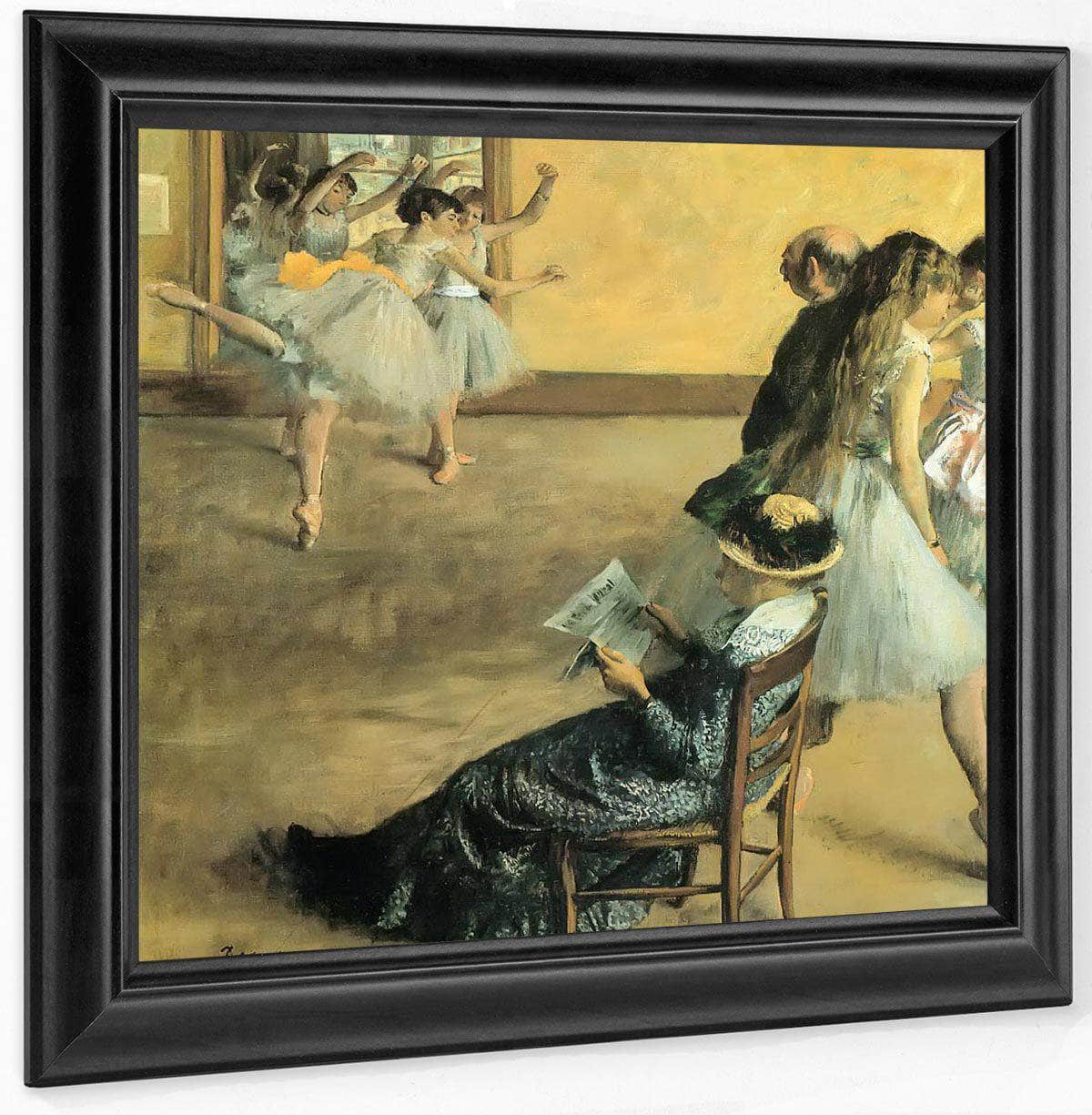 The Foyer of the Opera House By Edgar Degas Fine Art Print