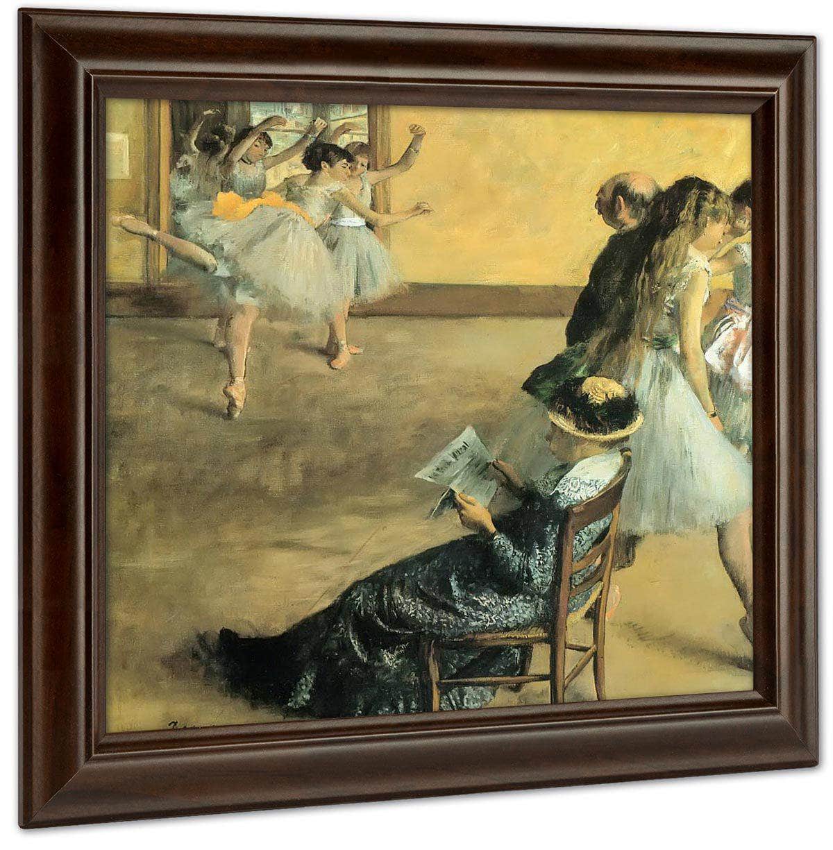 The Foyer of the Opera House By Edgar Degas Fine Art Print