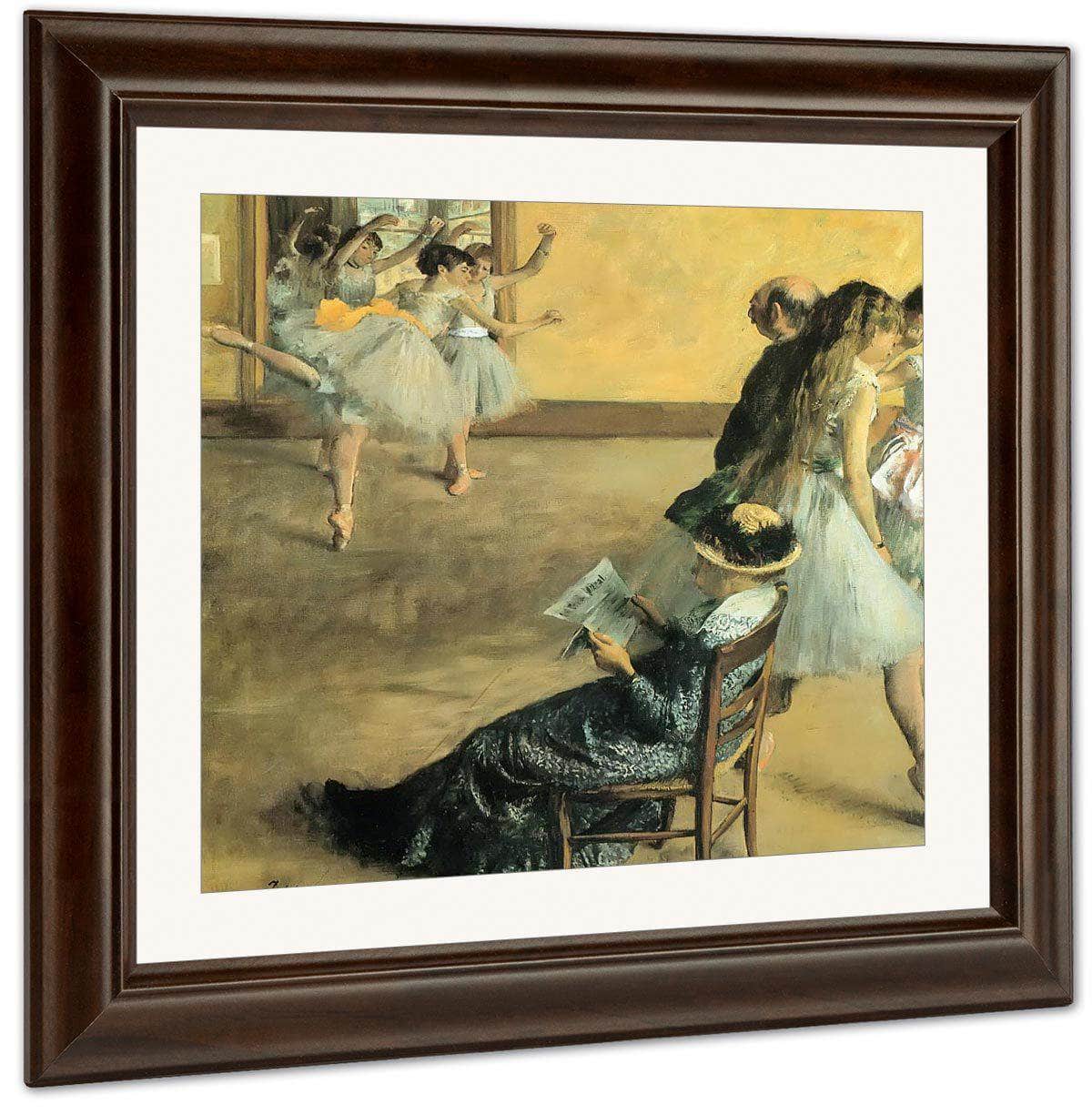 The Foyer of the Opera House By Edgar Degas Fine Art Print