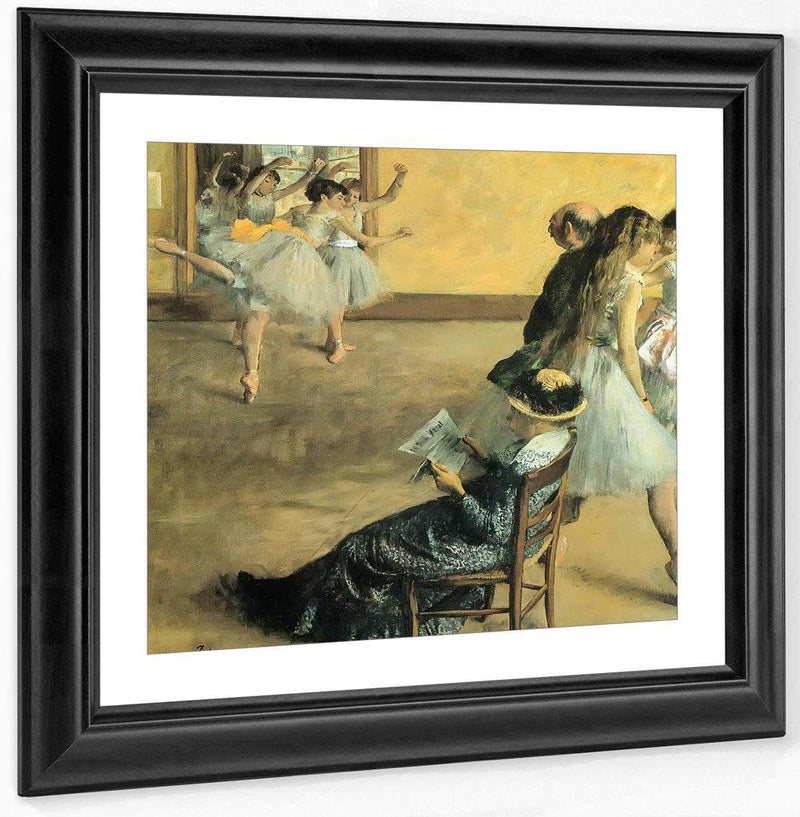 The Foyer of the Opera House By Edgar Degas Fine Art Print
