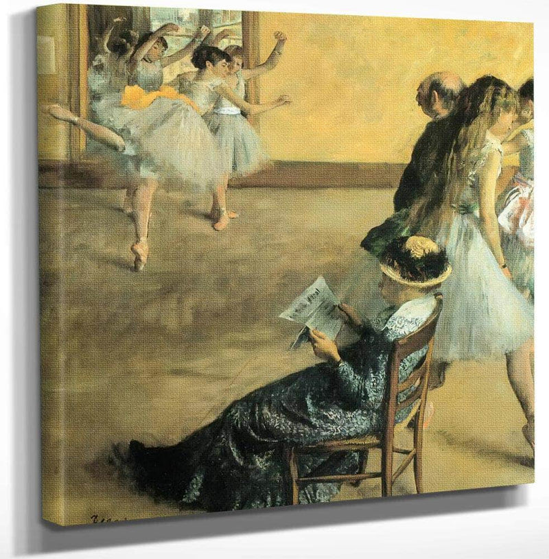 The Foyer of the Opera House By Edgar Degas Fine Art Print