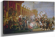 The French Army Takes An Oath To Emperor Napoleon After The Distribution Of Eagles, 5 December 1804 By Jacques Louis David Fine Art Print