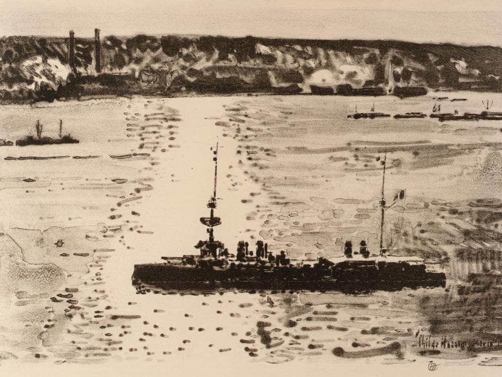 The French Cruiser By Childe Hassam Fine Art Print