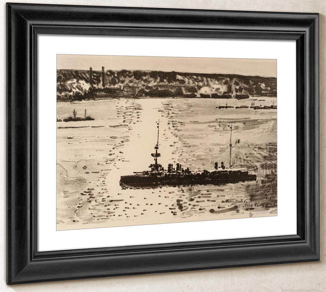 The French Cruiser By Childe Hassam Fine Art Print