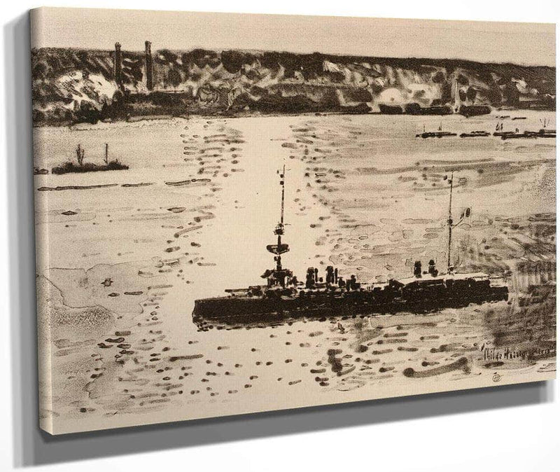 The French Cruiser By Childe Hassam Fine Art Print
