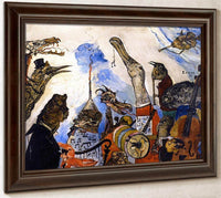 The Frightful Musicians By James Ensor Fine Art Print