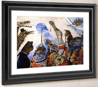 The Frightful Musicians By James Ensor Fine Art Print