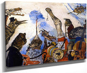 The Frightful Musicians By James Ensor Fine Art Print