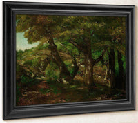 The Fringe Of The Forest By Gusave Courbet Fine Art Print