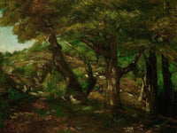 The Fringe Of The Forest By Gusave Courbet Fine Art Print