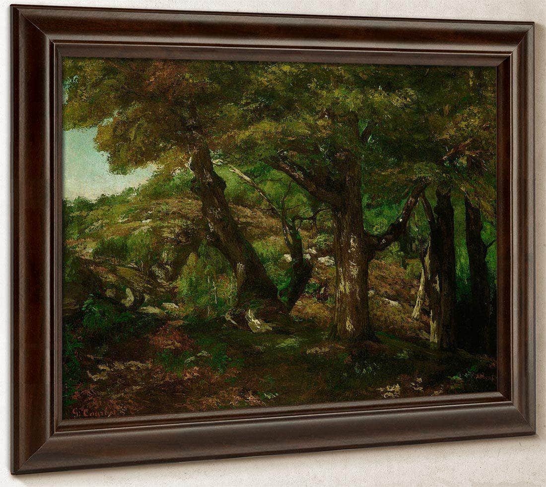 The Fringe Of The Forest By Gusave Courbet Fine Art Print