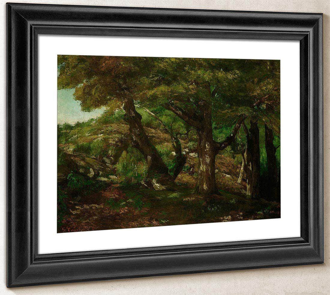 The Fringe Of The Forest By Gusave Courbet Fine Art Print