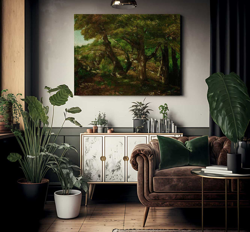 The Fringe Of The Forest By Gusave Courbet Fine Art Print
