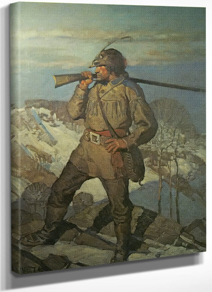 The Fronteirsman By NC Wyeth Fine Art Print