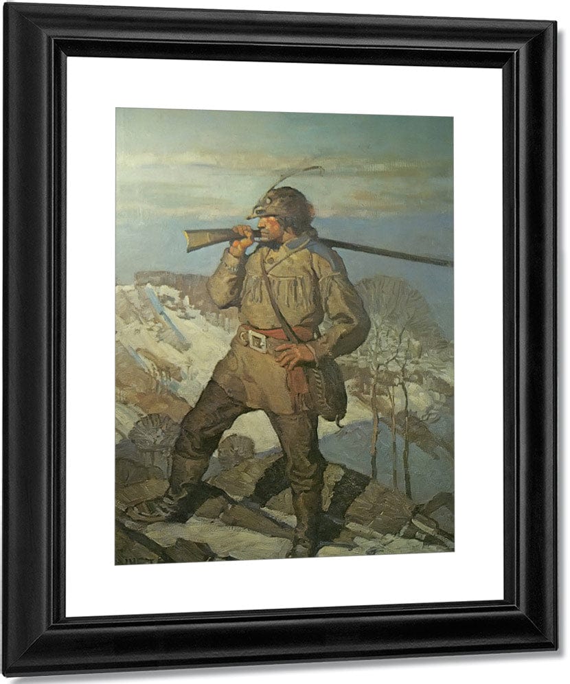 The Fronteirsman By NC Wyeth Fine Art Print
