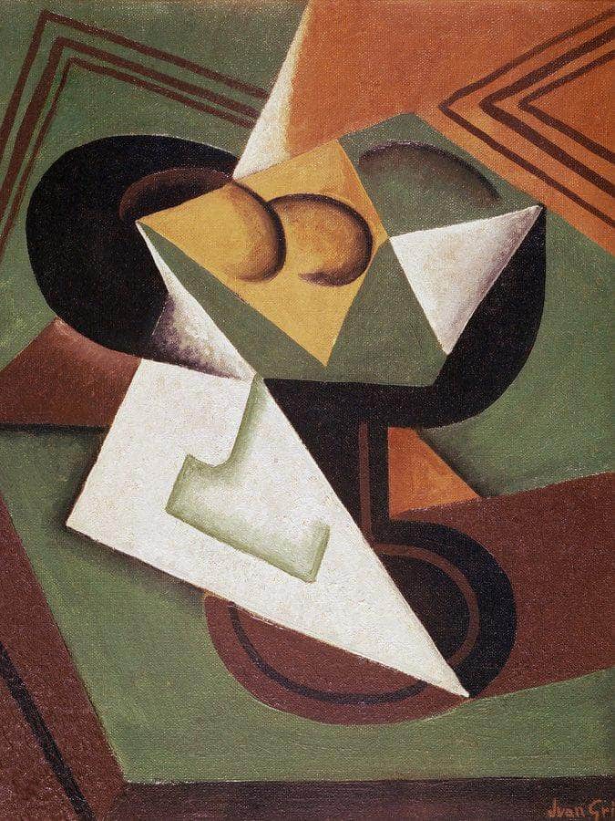 The Fruit Bowl By Juan Gris Fine Art Print