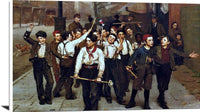 The Gang Painting John George Brown Canvas Art Fine Art Print