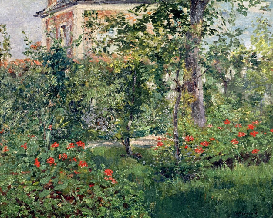 The Garden At Bellevue By Edouard Manet Fine Art Print