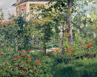 The Garden At Bellevue By Edouard Manet Fine Art Print