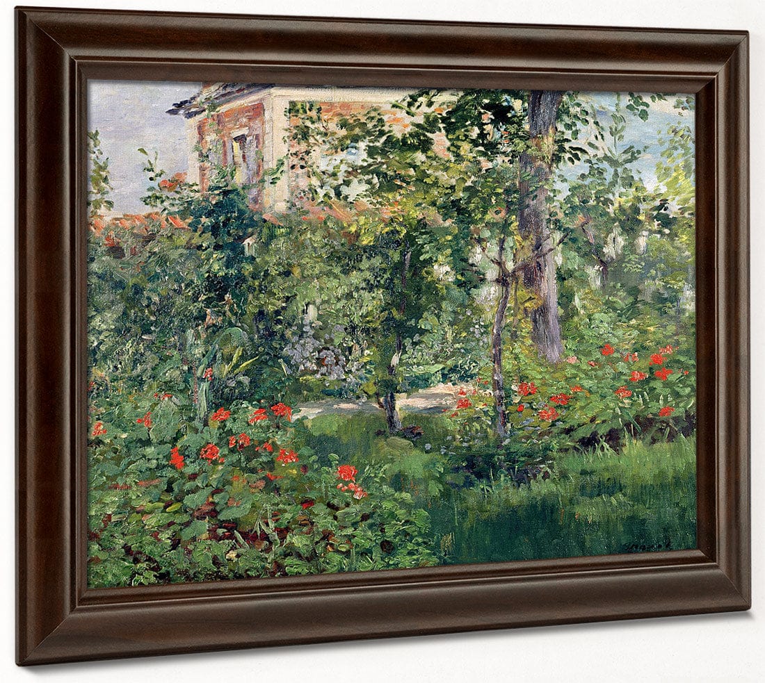 The Garden At Bellevue By Edouard Manet Fine Art Print