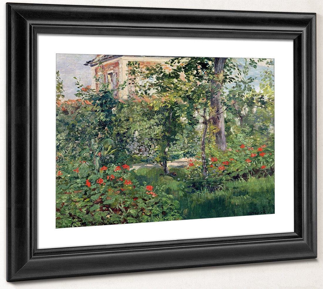 The Garden At Bellevue By Edouard Manet Fine Art Print