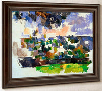 The Garden At Les Lauves By Cezanne Paul Fine Art Print
