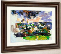 The Garden At Les Lauves By Cezanne Paul Fine Art Print