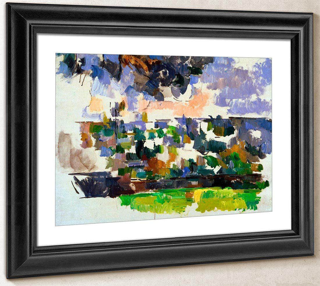 The Garden At Les Lauves By Cezanne Paul Fine Art Print