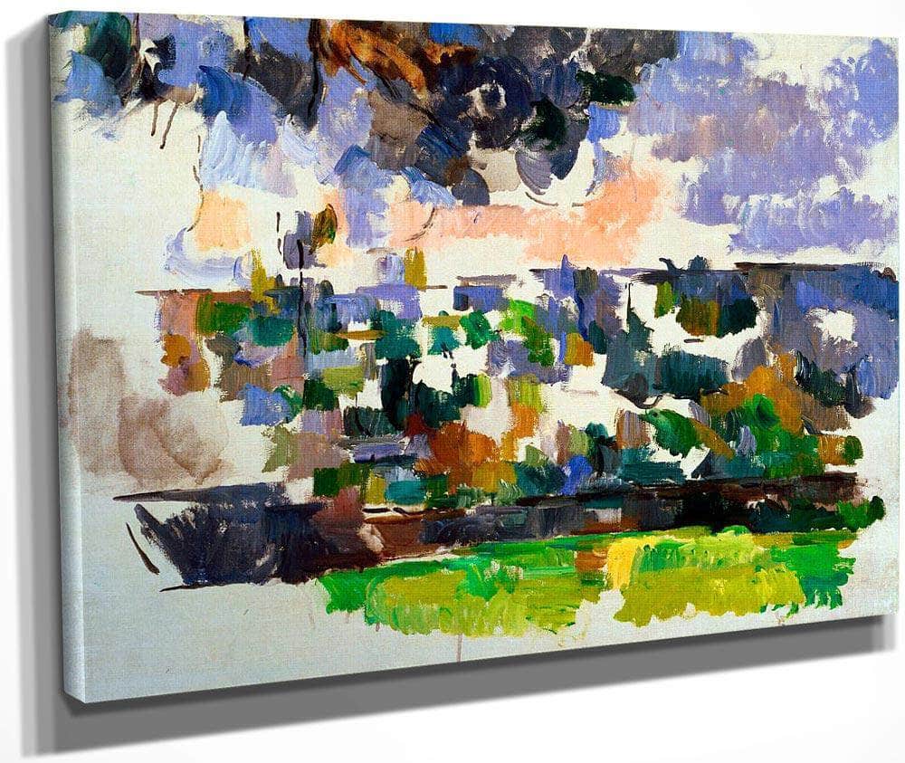 The Garden At Les Lauves By Cezanne Paul Fine Art Print