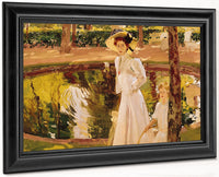 The Garden By Joaquin Sorolla Y Bastida Fine Art Print