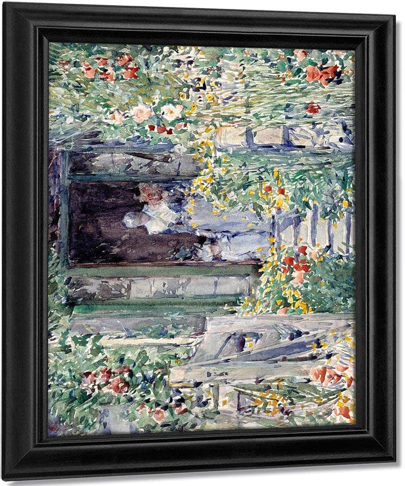 The Garden In Its Glory By Childe Hassam Fine Art Print