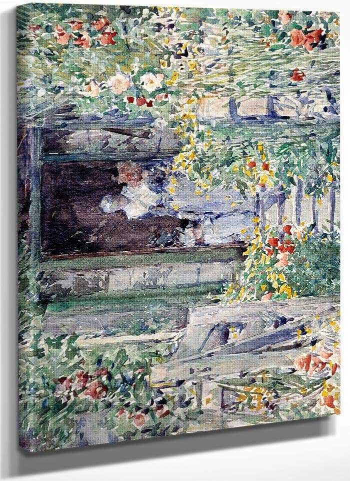 The Garden In Its Glory By Childe Hassam Fine Art Print