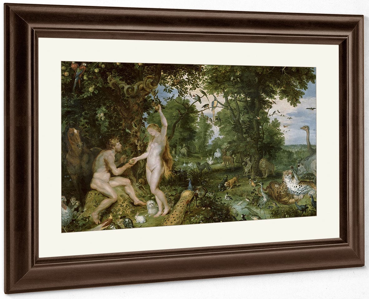 The Garden Of Eden With The Fall Of Man By Jan Brueghel The Elder Fine Art Print