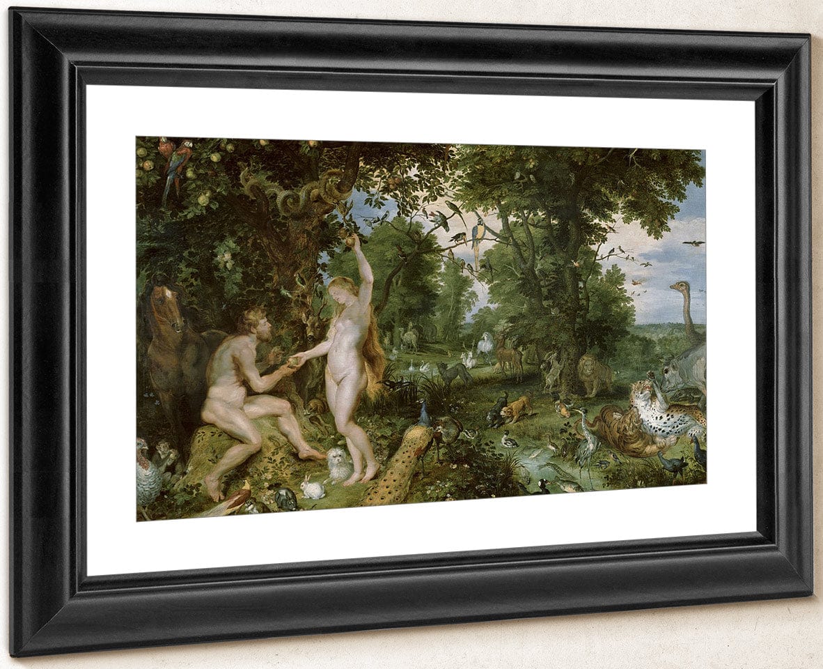 The Garden Of Eden With The Fall Of Man By Jan Brueghel The Elder Fine Art Print